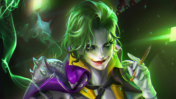 Joker Girl Artwork Wallpaper,HD Superheroes Wallpapers,4k Wallpapers ...