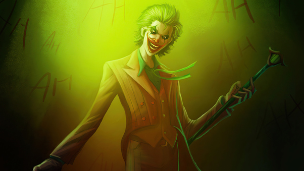 Joker Graphic Cover Art Wallpaper