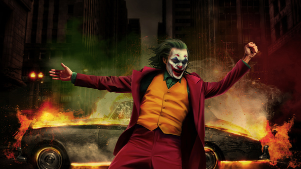 Joker Happy Dancing Wallpaper