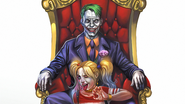 Joker Harley Quinn 4k Art Wallpaper