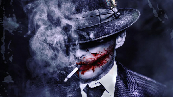 Joker Hat Smoker Wallpaper