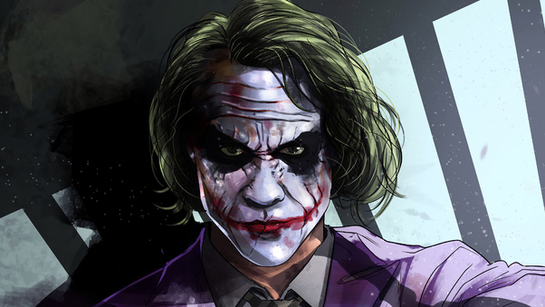 Joker Heath Artwork Wallpaper
