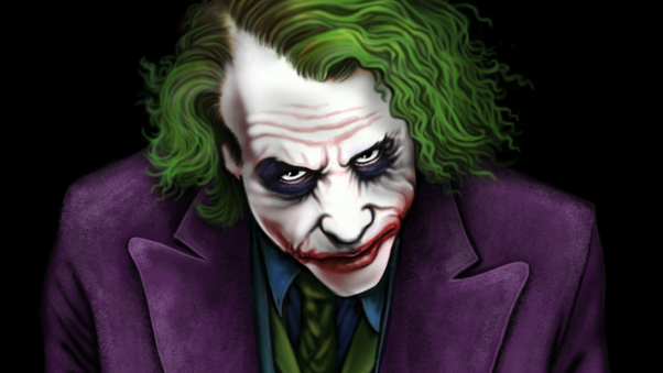 Joker Heath Ledger Artworks Wallpaper