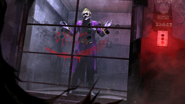 Joker In Cage Wallpaper