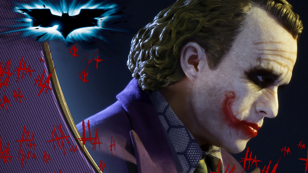 Joker In The Dark Knight 4k Wallpaper