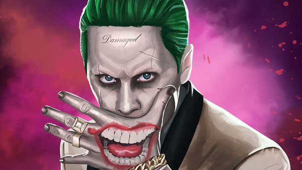 Joker Jared Leto Art Wallpaper