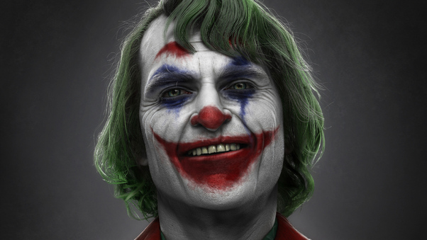 Joker Joaquin Phoenix Art Wallpaper