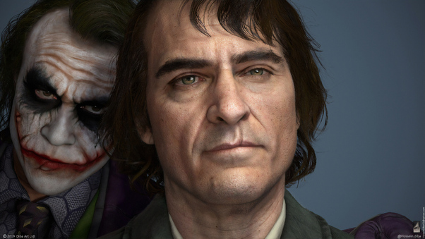 Joker Joaquin Phoenix Heath Ledger Wallpaper
