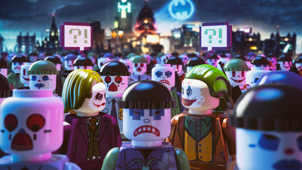 Joker Lego 4k Wallpaper