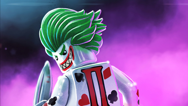 Joker Lego Smiling Wallpaper