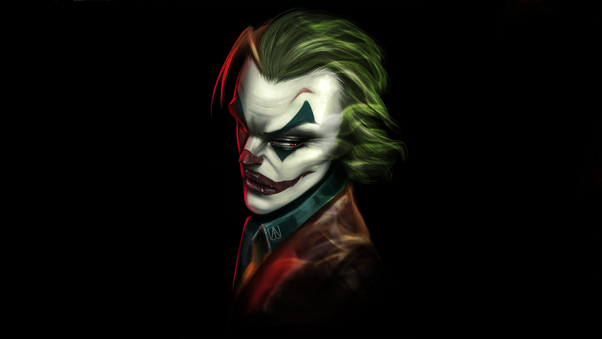 Joker Mad Art 4k Wallpaper