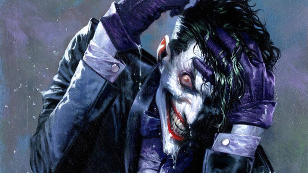 Joker Mad Smile Wallpaper