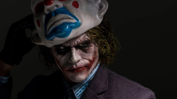 Joker Mask 4k Wallpaper