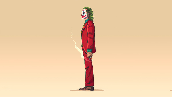 Joker Minimalism 4k 2020 Wallpaper
