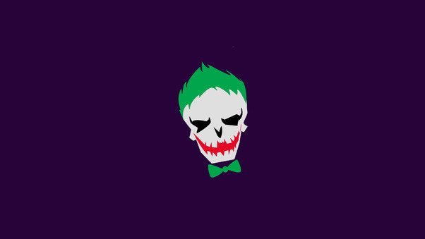 Joker Minimalism 4k Wallpaper