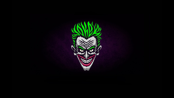 Joker Minimalist Logo 4k Wallpaper