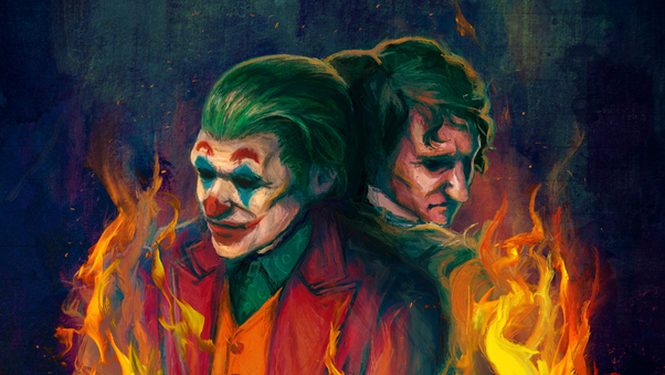 Joker Movie Sketch Art Wallpaper