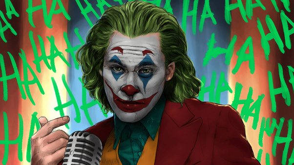 Joker On Show Wallpaper