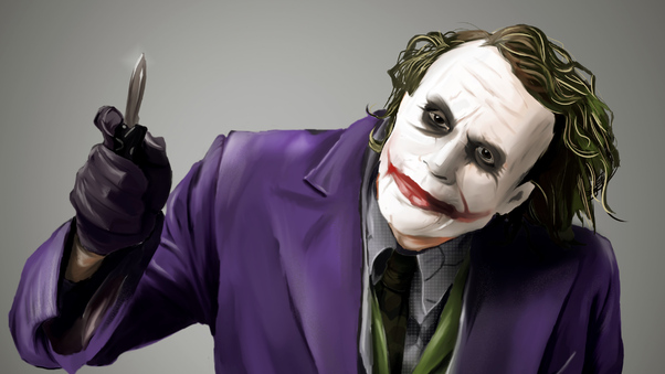 Joker Paint Art Wallpaper