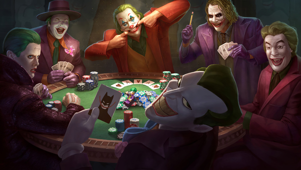 Joker Poker 4k Wallpaper