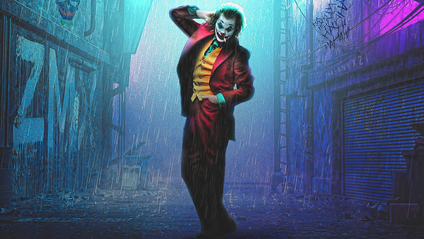 Joker Put On A Happy Face Fanart Wallpaper