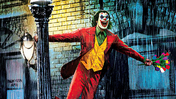Joker Sing In In The Rain Wallpaper