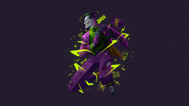 Joker Sinister Grin Wallpaper