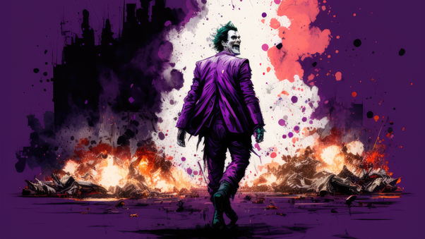 Joker Skull Version Wallpaper