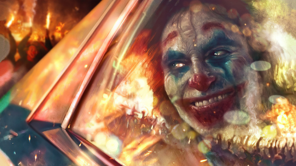 Joker Smile City Burn Wallpaper
