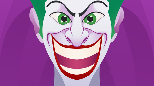 Joker Smiling Artwork Wallpaper