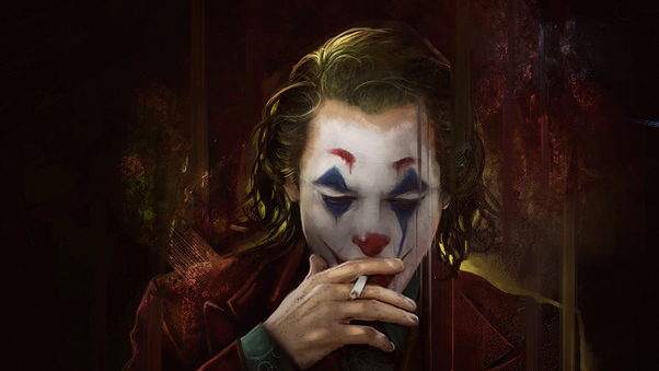 Joker Smoker 4k Wallpaper