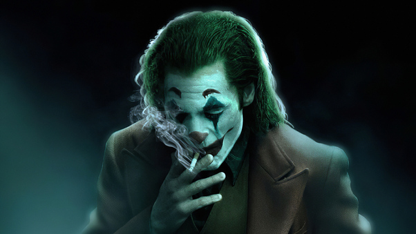 Joker Smoker Art 4k Wallpaper