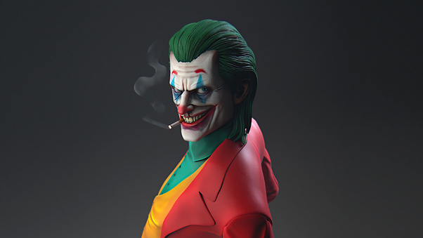Joker Smoking 5k Wallpaper