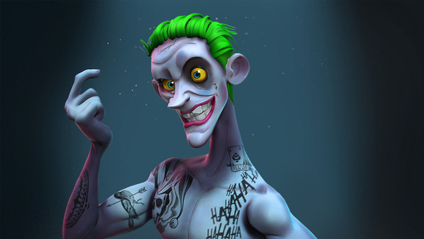Joker Suicide Squad 3d Art Wallpaper