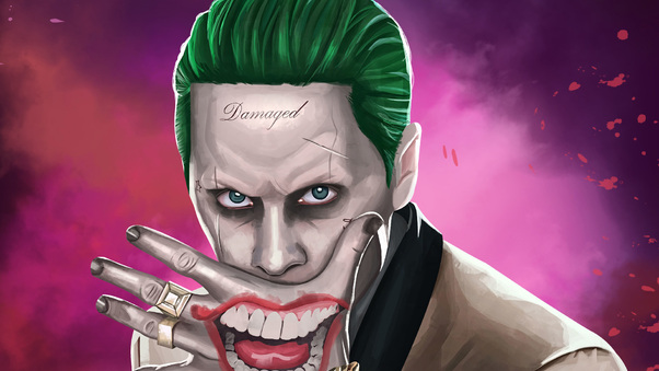 Joker Suicide Squad Artwork HD Wallpaper