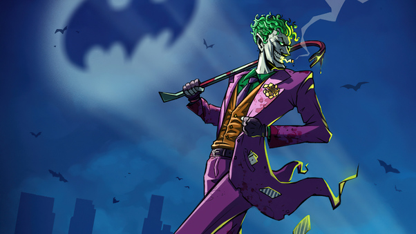 Joker Take Over Gotham City Wallpaper