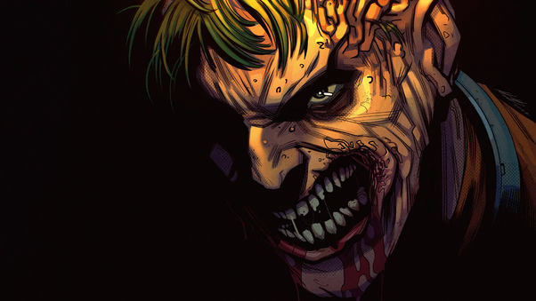 Joker The Comic Art Wallpaper