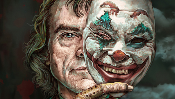 Joker Two Face 4k Wallpaper