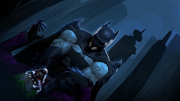 Joker Vs Batman 4k Wallpaper