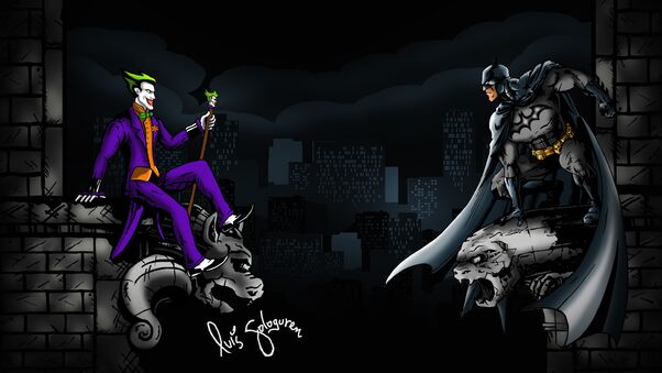 Joker Vs Batman 5k Wallpaper