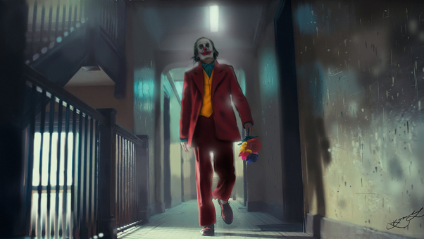Joker Walk Wallpaper