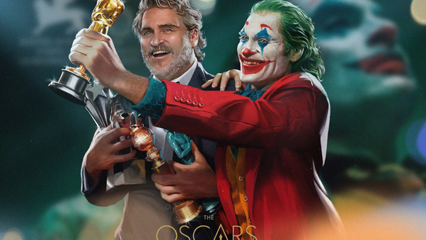 Joker Wins Oscar Wallpaper