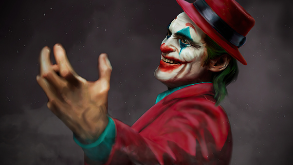 Joker With Cap 4k Wallpaper
