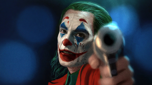 Joker With Gun 2020 4k Wallpaper
