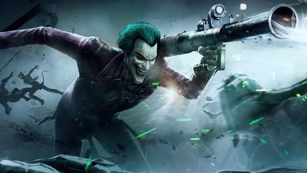 Joker With Missle Wallpaper