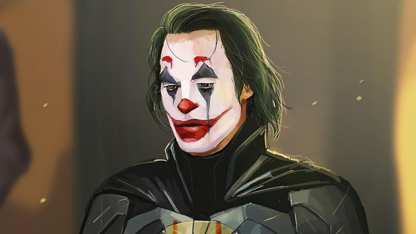 Joker X Batman Suit 4k Wallpaper