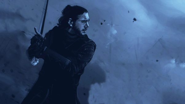 Jon Snow Game Of Thrones Art Wallpaper