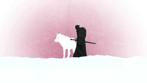 Jon Snow Game Of Thrones Minimalism Wallpaper