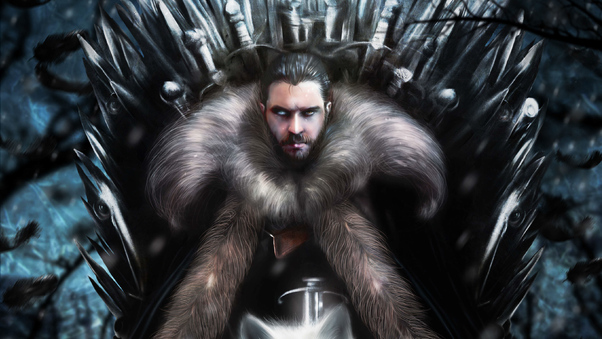 Jon Snow Game Of Thrones Season 8 Artwork Wallpaper