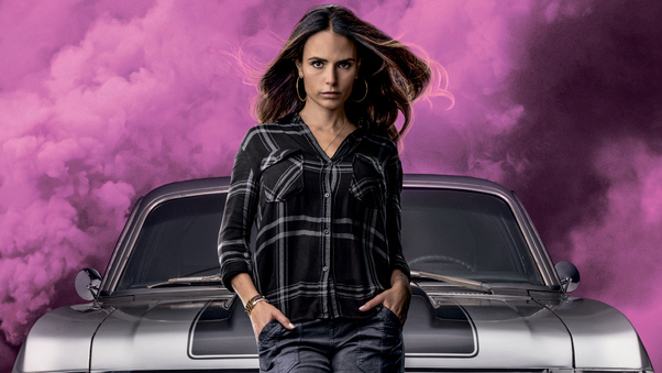 Jordana Brewster As Mia Toretto Fast 9 8k Wallpaper